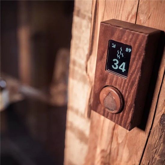 UKU sauna control panel WOOD 2