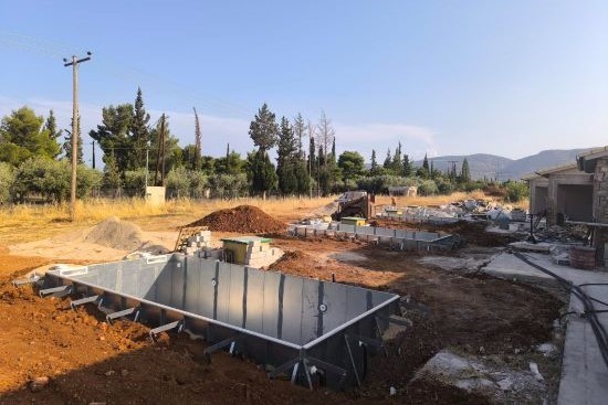 Έργα κατασκευής πισίνας Προκάτ με Σκίμμερ, ΠΙΣΙΝΑ ΠΡΟΚΑΤ ΜΕ ΣΚΙΜΜΕΡ ΣΤΟ ΓΑΛΑΞΙΔΙ - ΕΡΓΟ 76 ( 4 ΠΙΣΙΝΕΣ)