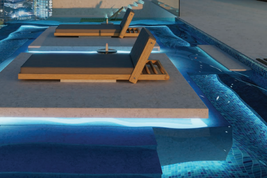 ΦΩΤΑ ΠΙΣΙΝΑΣ, Φώτα πισίνας Aqua Centre