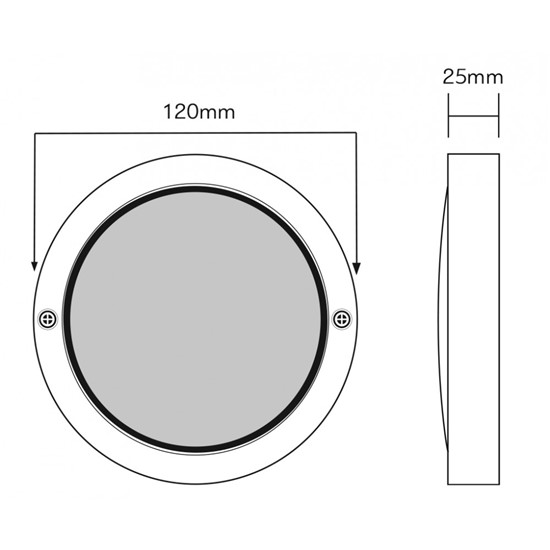 ΦΩΤΙΣΤΙΚΟ FLAT Ø120mm 4