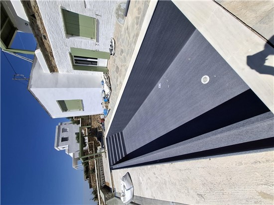 Πισίνα Προκάτ με Υπερχείλιση Καταρράκτη στην Τήνο - Έργο 17 8