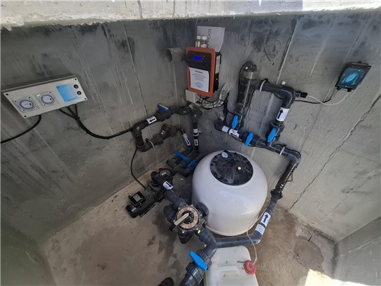 Πισίνα Προκάτ με Υπερχείλιση Καταρράκτη στην Τήνο - Έργο 17 13