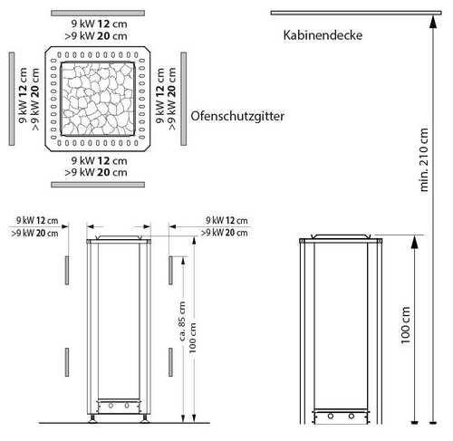 Θερμαντικό Σώμα για Σάουνα EOS Saunadome II 8