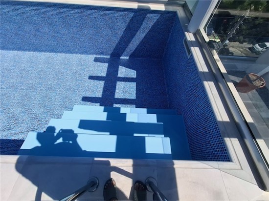 Πισίνα μπετόν με σκίμμερ και Liner Ψηφίδα  7