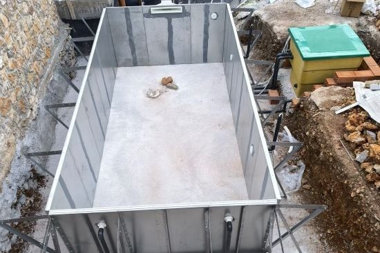 Έργα κατασκευής πισίνας Προκάτ με Σκίμμερ, ΠΙΣΙΝΑ ΠΡΟΚΑΤ ΜΕ ΣΚΙΜΜΕΡ ΣΤΑ ΒΙΛΙΑ - ΕΡΓΟ 79