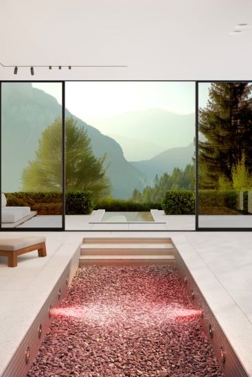 ABLUTIO TROPICAL SHOWER, WET KNEIPP PATH