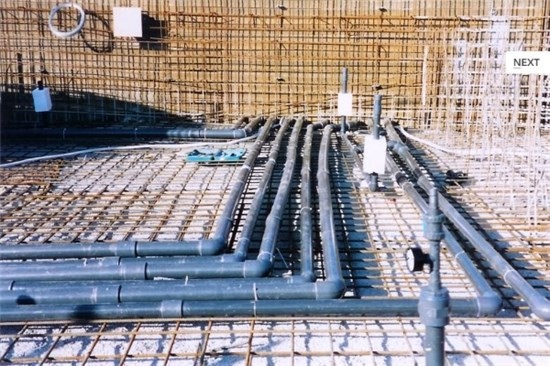 Κατασκευή - Υγρομόνωση - Τσιμεντοκονία, Σωληνώσεις