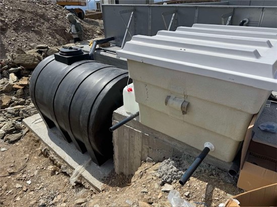 Πισίνα Προκάτ με Υπερχείλιση Καταρράκτη στην Άνδρο - Έργο 16 12