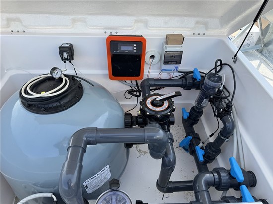 Πισίνα Προκάτ με Υπερχείλιση Καταρράκτη στην Άνδρο - Έργο 16 8