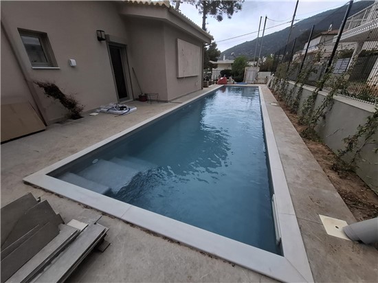 Πισίνα προκάτ με σκίμμερ στο Πόρτο Ράφτη - Έργο 88 2