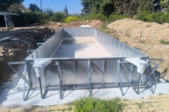 Έργα κατασκευής πισίνας Προκάτ με Σκίμμερ, ΠΙΣΙΝΑ ΠΡΟΚΑΤ ΜΕ ΣΚΙΜΜΕΡ ΣΤΟ ΤΟΛΟ - ΕΡΓΟ 81