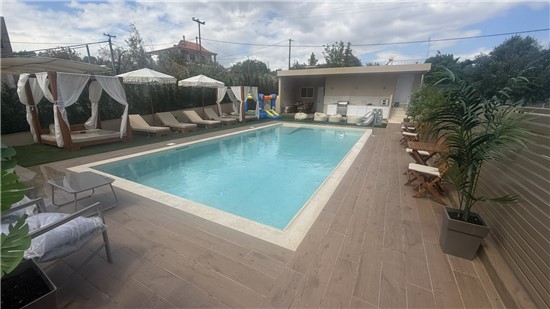 Πισίνα μπετόν με Σκίμμερ και Liner στον Ωροπό - Έργο 46 6