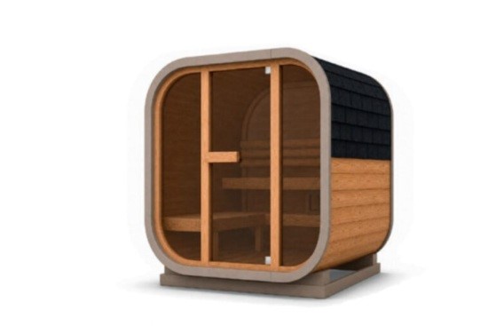 CUBE THERMO WOOD CAPPUCCINO ΜΕ ΚΑΦΕ ΓΥΑΛΙ - Cube 120