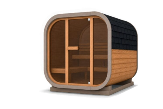 CUBE THERMO WOOD CAPPUCCINO ΜΕ ΚΑΦΕ ΓΥΑΛΙ - Cube 180