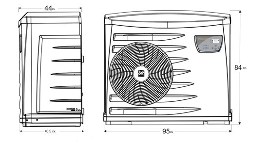 Αντλία θερμότητας πισίνας – Μοντέλο Z 300 & Z 300 REVERSIBLE 9
