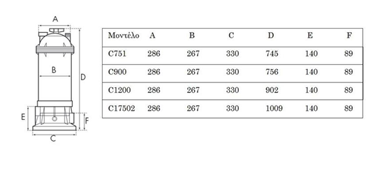 Φίλτρο φυσιγγίων – Hayward – μοντέλο Star-Clear Plus 8