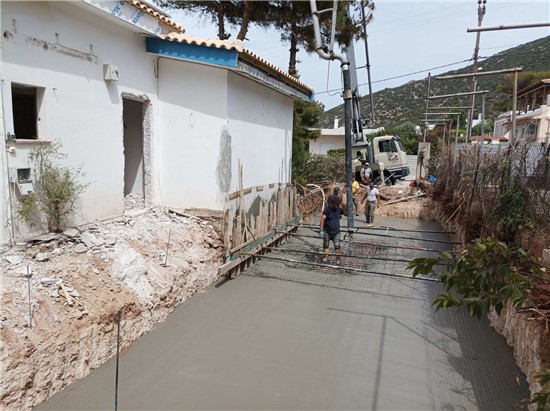 Στάδια κατασκευής πισίνας Προκάτ με Σκίμμερ  18