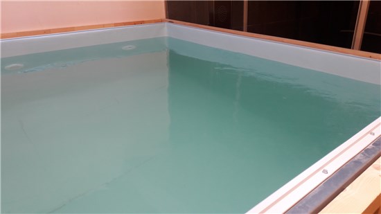 Πισίνα προκάτ με σκίμμερ και υδρομασάζ εσωτερική σε ξενοδοχείο στα Ιωάννινα - Έργο 32 2