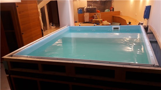 Πισίνα προκάτ με σκίμμερ και υδρομασάζ εσωτερική σε ξενοδοχείο στα Ιωάννινα - Έργο 32 3