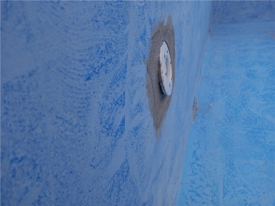 Τοποθέτηση liner σε υπάρχουσα πισίνα μπετόν με σκίμμερ στην Σύρο - Έργο 2 12
