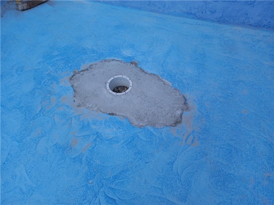 Τοποθέτηση liner σε υπάρχουσα πισίνα μπετόν με σκίμμερ στην Σύρο - Έργο 2 13