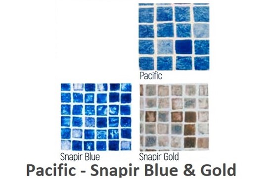 Haogenplast Israel - Printed range Next generation, Pacific- Snapir Blue & Gold