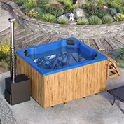 Για 8 άτομα Hot Tub με καύση ξύλου 