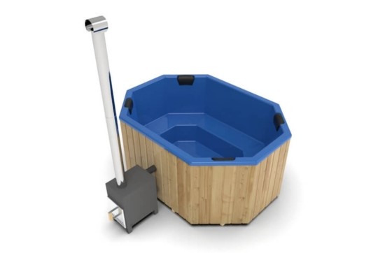 FIBERGLASS HOT TUBS - ΕΣΘΟΝΊΑΣ, Για 9 άτομα Hot Tub με καύση ξύλου “Octa” από Fiberglass