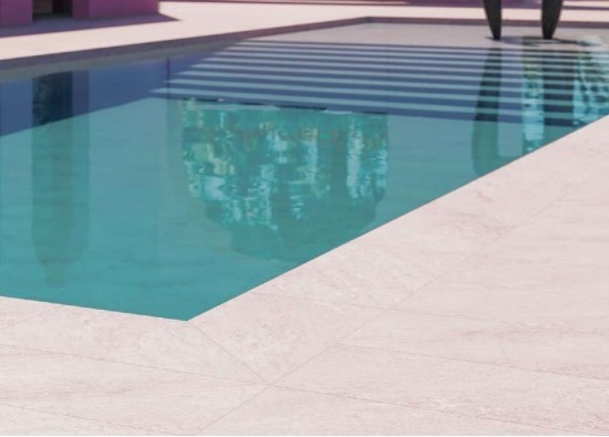 Πλακάκια πισίνας και δαπέδου GRESMANC, PINK STONE